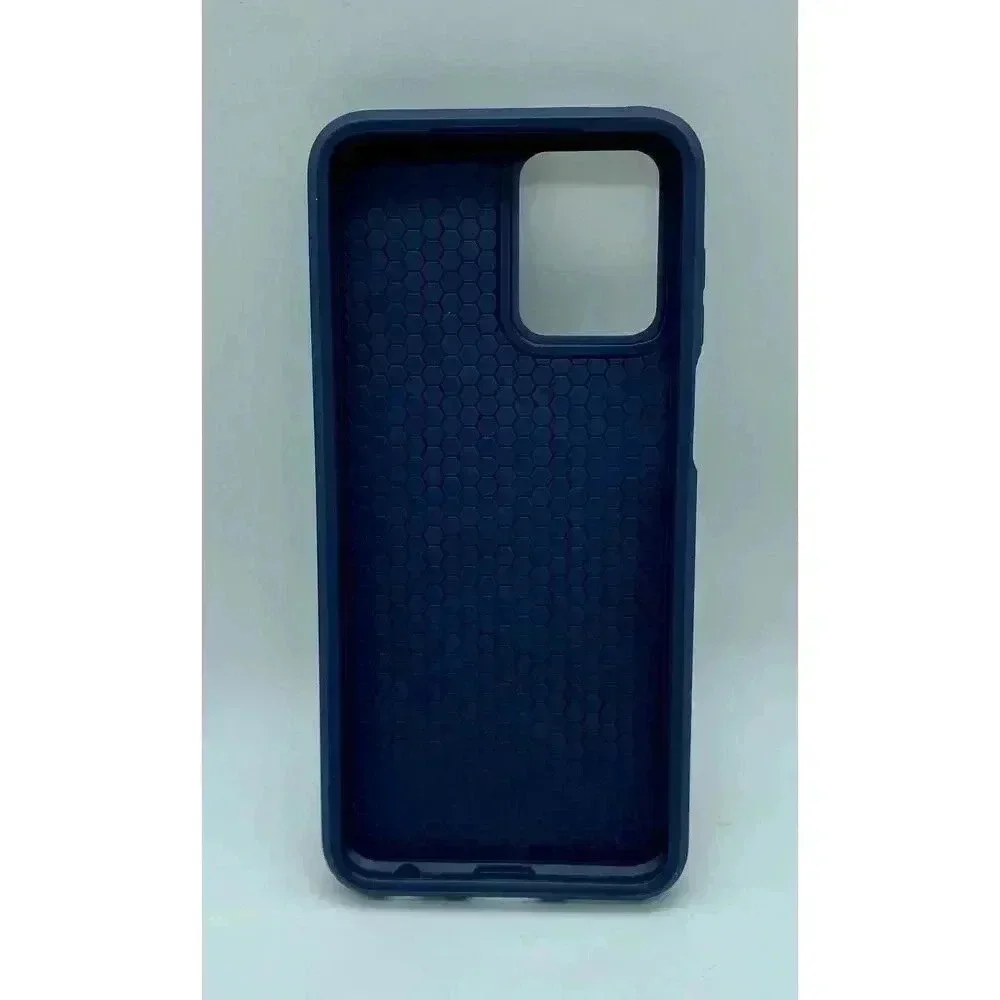 Magnetic‎ Kickstand Case For Motorola Moto G 5G 2022 Blue + 2 Screen Protectors